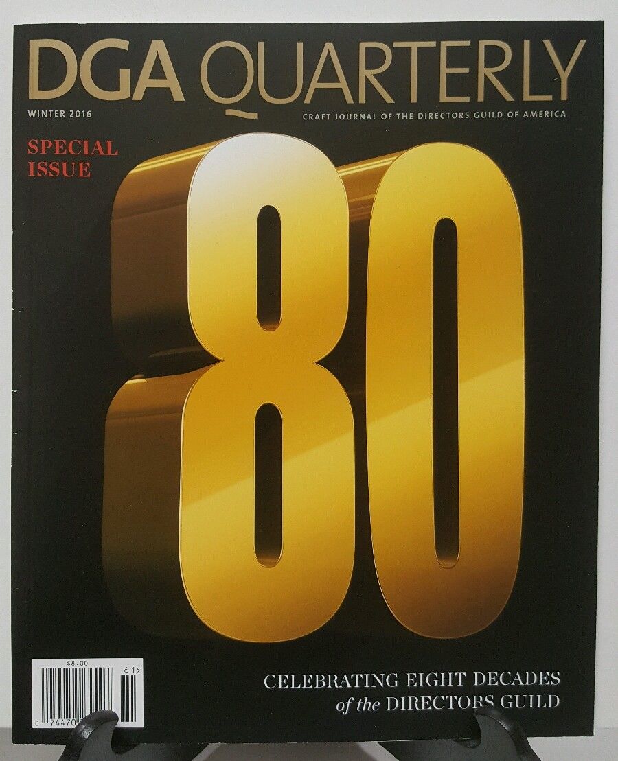 DGA magazine side cover  Special Winter 2016