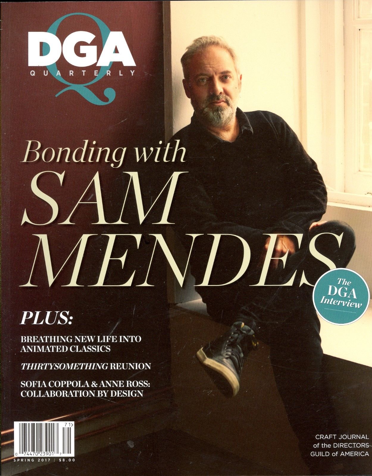 DGA magazine side cover Spring 2017