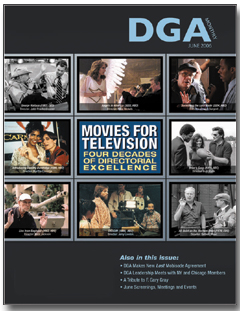 DGA MONTHLY magazine side cover Issue 20 June 2006