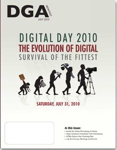 DGA MONTHLY magazine side cover Issue 69 July 2010