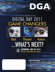 DGA MONTHLY magazine side cover Issue 81 July 2011