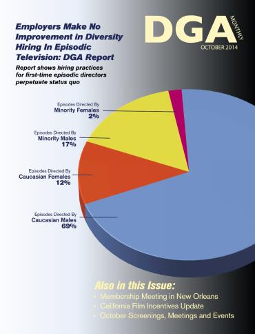 DGA MONTHLY magazine side cover October 2014