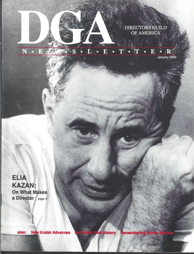 DGA magazine side cover  January 1990