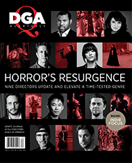 DGA magazine side cover Fall 2018