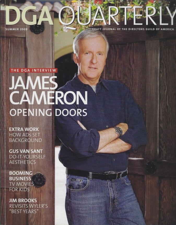 DGA QUARTERLY magazine side cover Summer 2008