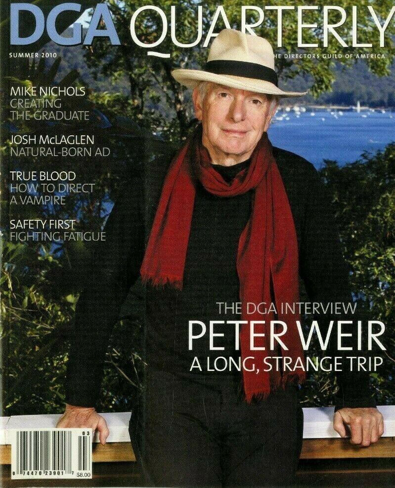 DGA QUARTERLY magazine side cover Summer 2010