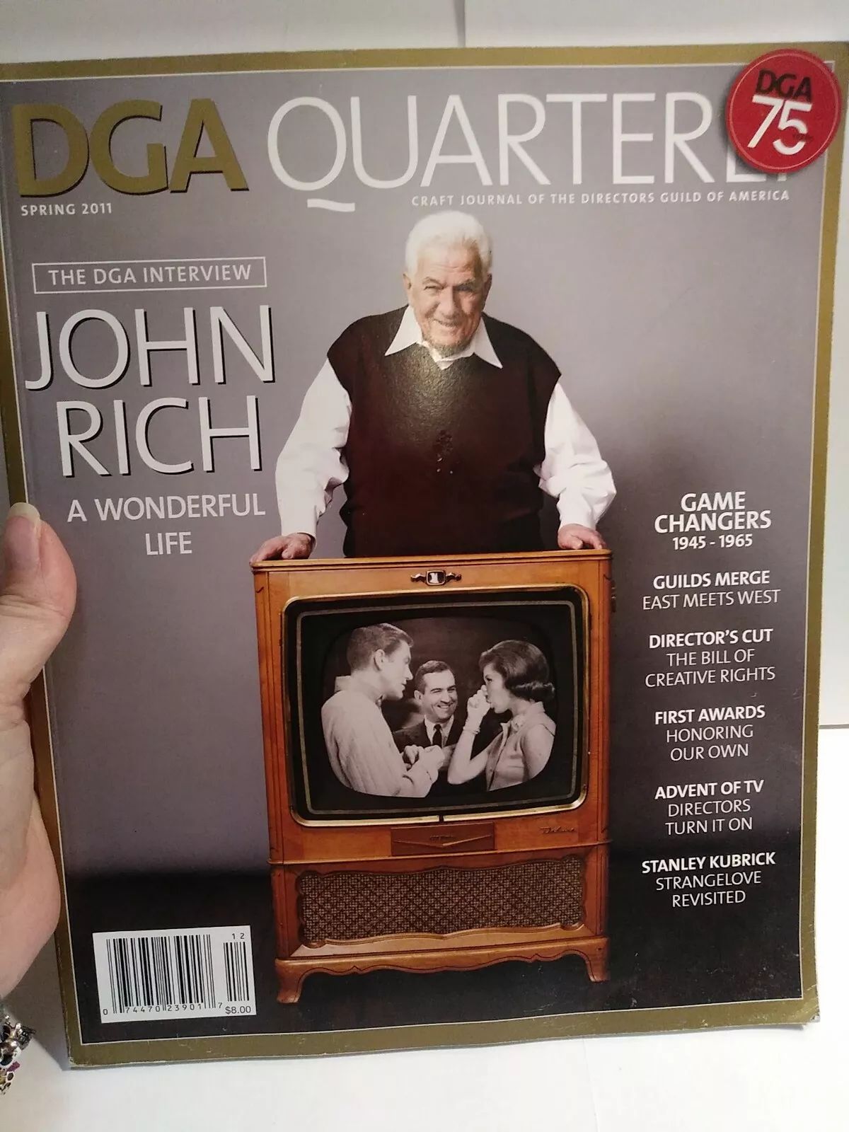 DGA QUARTERLY magazine side cover Spring 2011