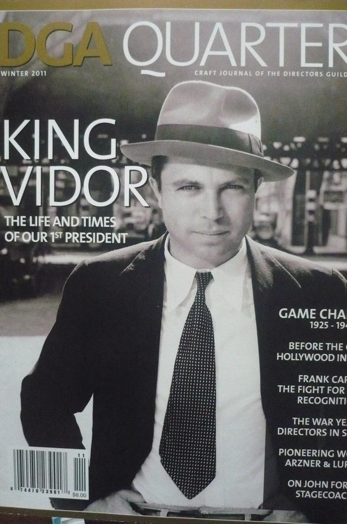 DGA QUARTERLY magazine side cover Winter 2011