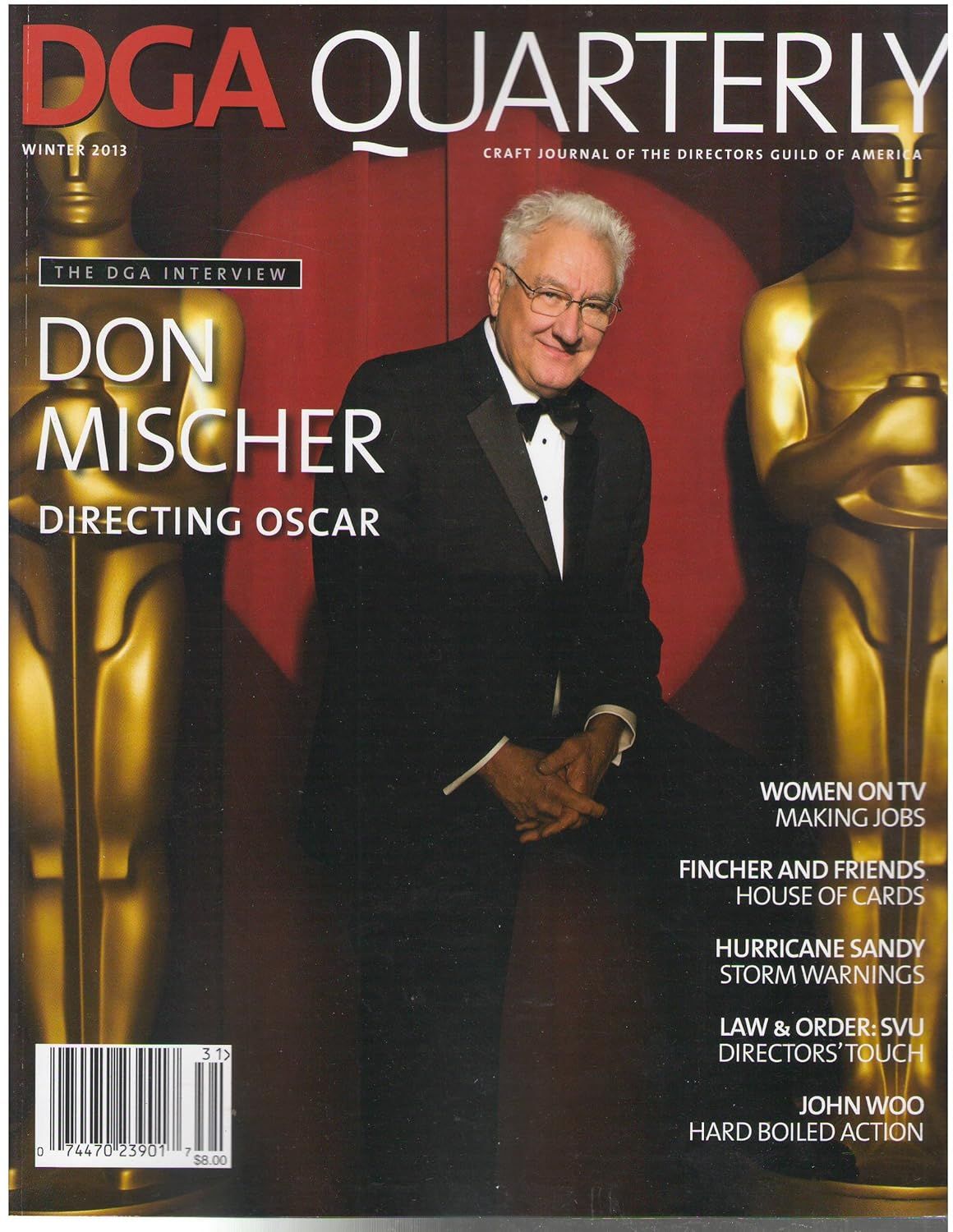 DGA QUARTERLY magazine side cover Winter 2013