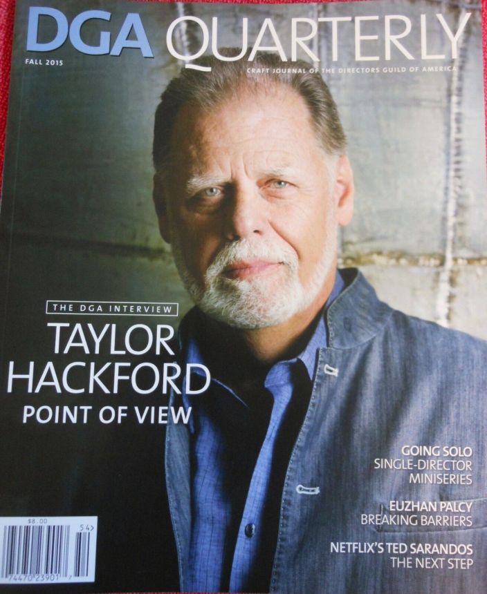 DGA QUARTERLY magazine side cover Fall 2015