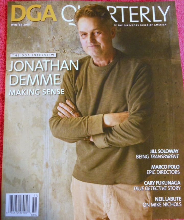 DGA QUARTERLY magazine side cover Winter 2015