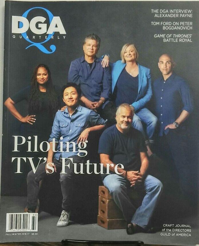 DGA QUARTERLY magazine side cover Fall 2016