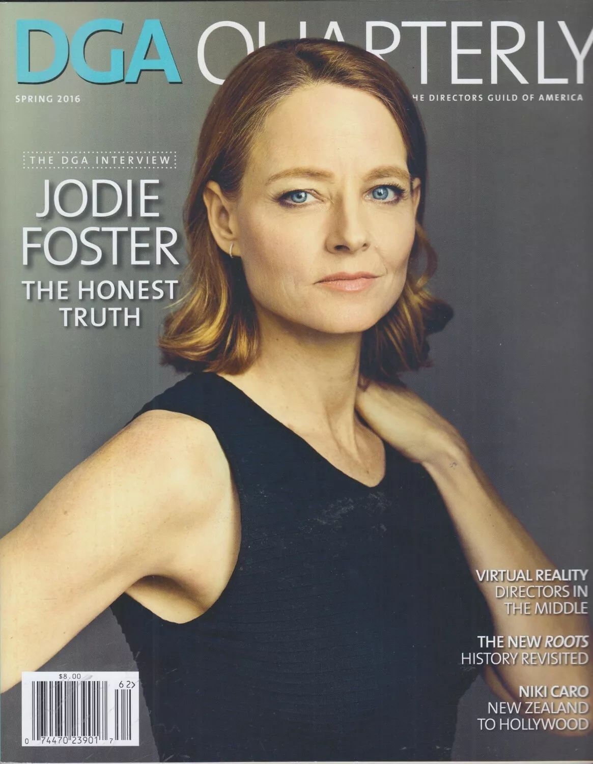 DGA QUARTERLY magazine side cover Spring 2016