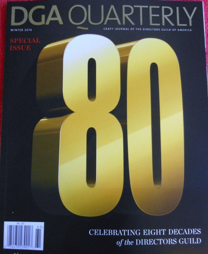 DGA QUARTERLY magazine side cover Winter 2016