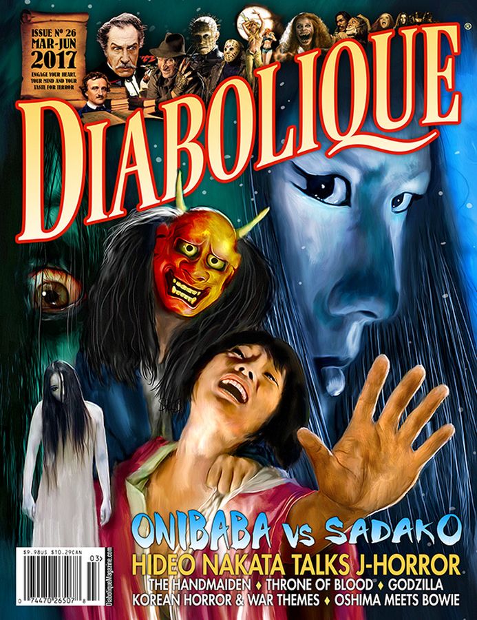 DIABOLIQUE magazine side cover Issue 26 March/June 2017