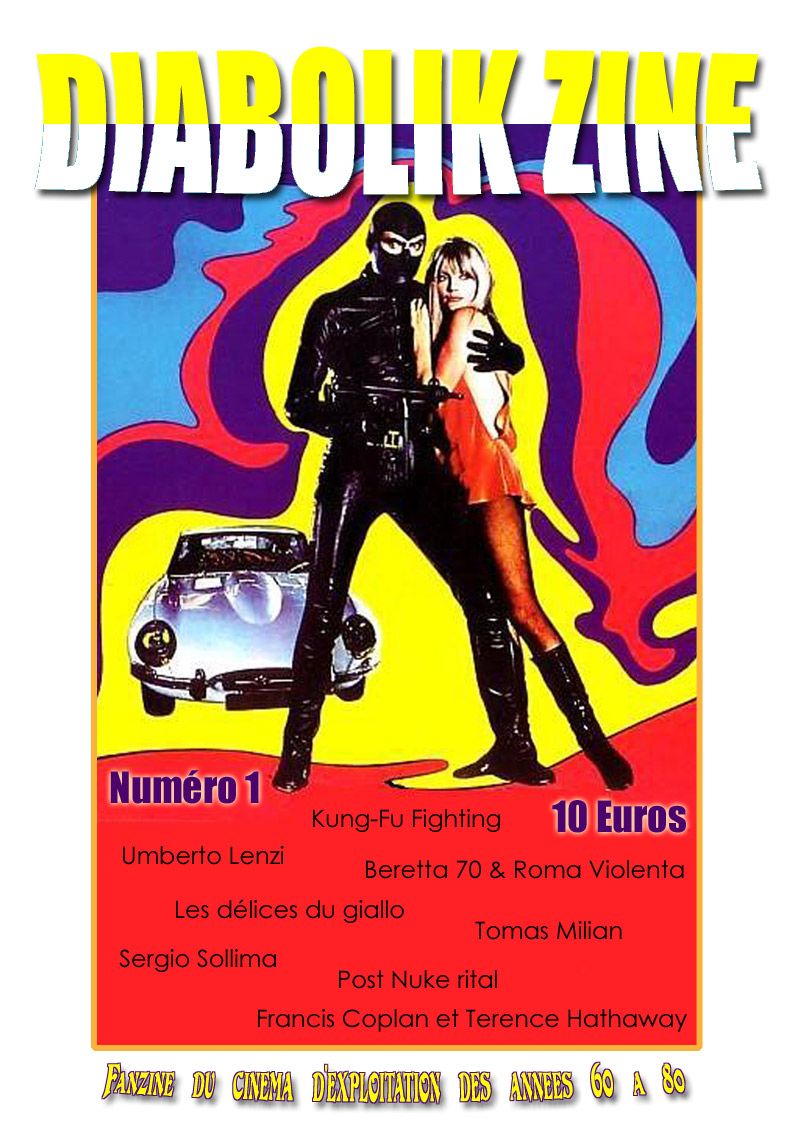 DIABOLIK ZINE magazine side cover Issue 1  2006