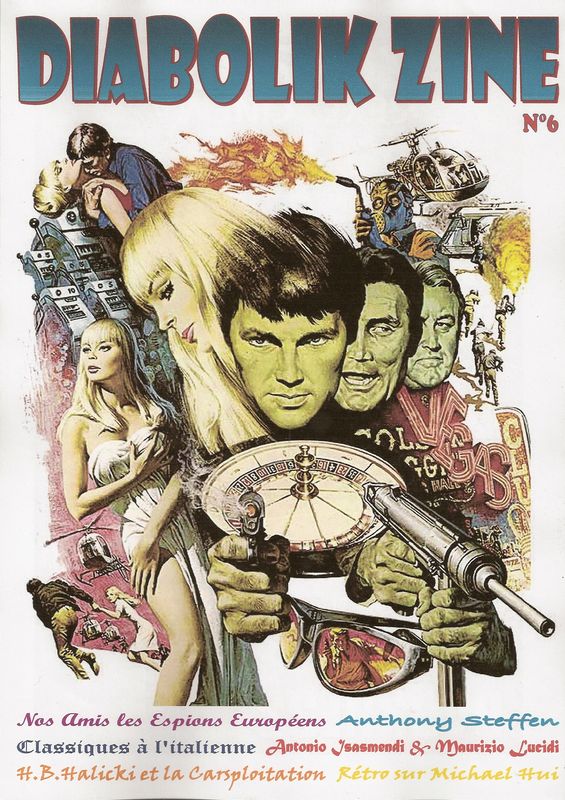 DIABOLIK ZINE magazine side cover Issue 6 January/February/March 2012