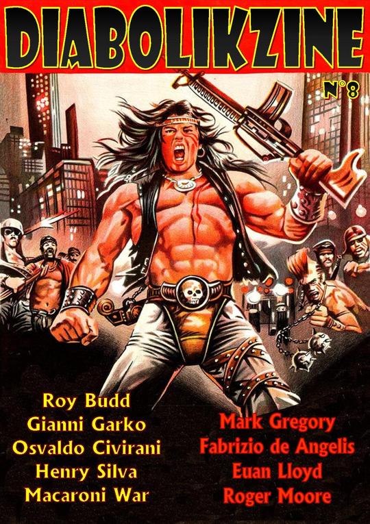 DIABOLIK ZINE magazine side cover Issue 8   2021