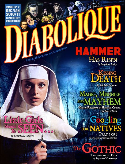 DIABOLIQUE magazine side cover Issue 2 November/December 2010