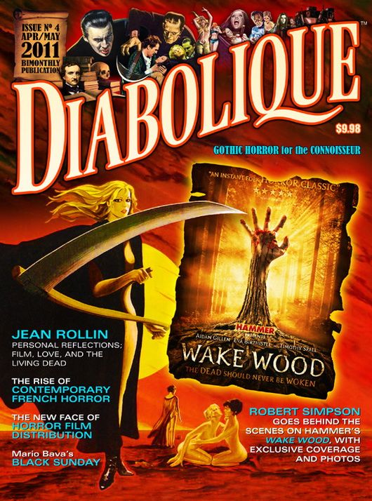 DIABOLIQUE magazine side cover Issue 4 April/May 2011