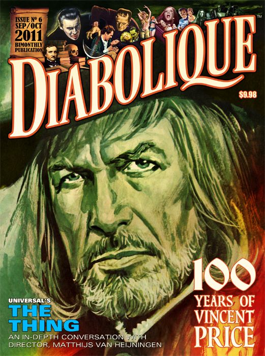 DIABOLIQUE magazine side cover Issue 6 September/October 2011