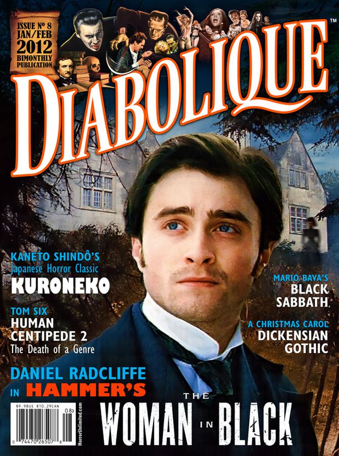 DIABOLIQUE magazine side cover Issue 8 January/February 2012