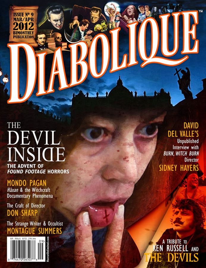 DIABOLIQUE magazine side cover Issue 9 March/April 2012