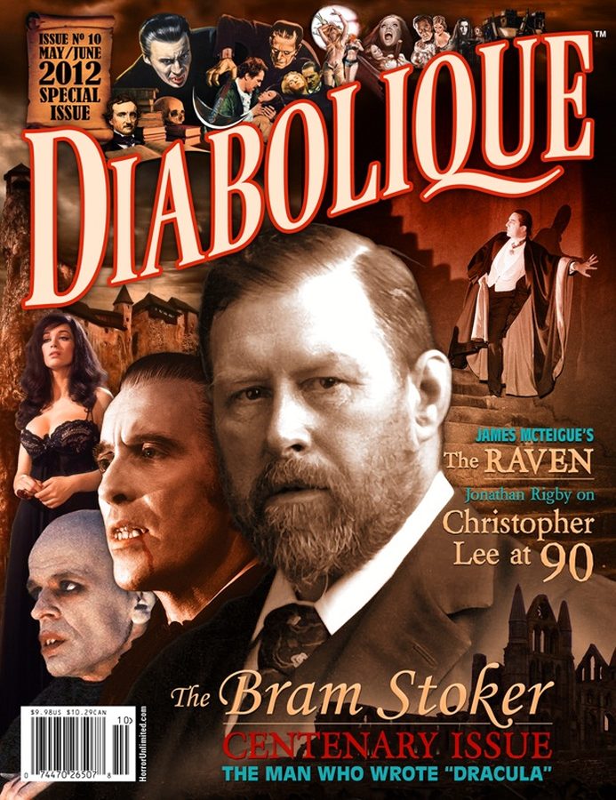 DIABOLIQUE magazine side cover Issue 10 May/June 2012