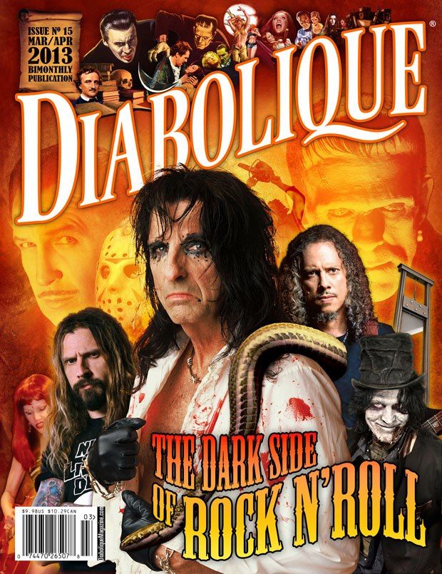 DIABOLIQUE magazine side cover Issue 15 March/April 2013