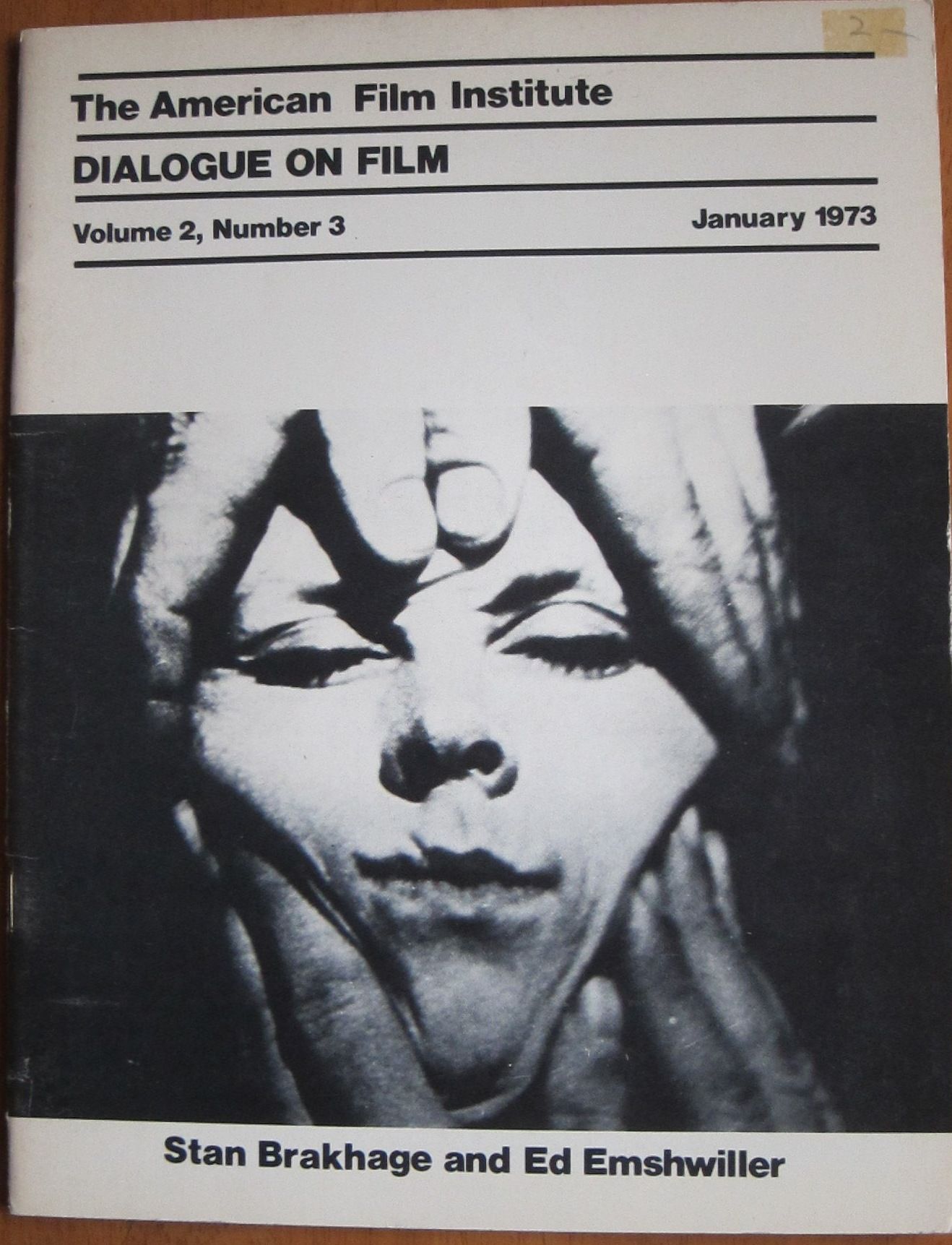 DIALOGUE ON FILM magazine side cover Issue 13 Vol 2 #3 January 1973