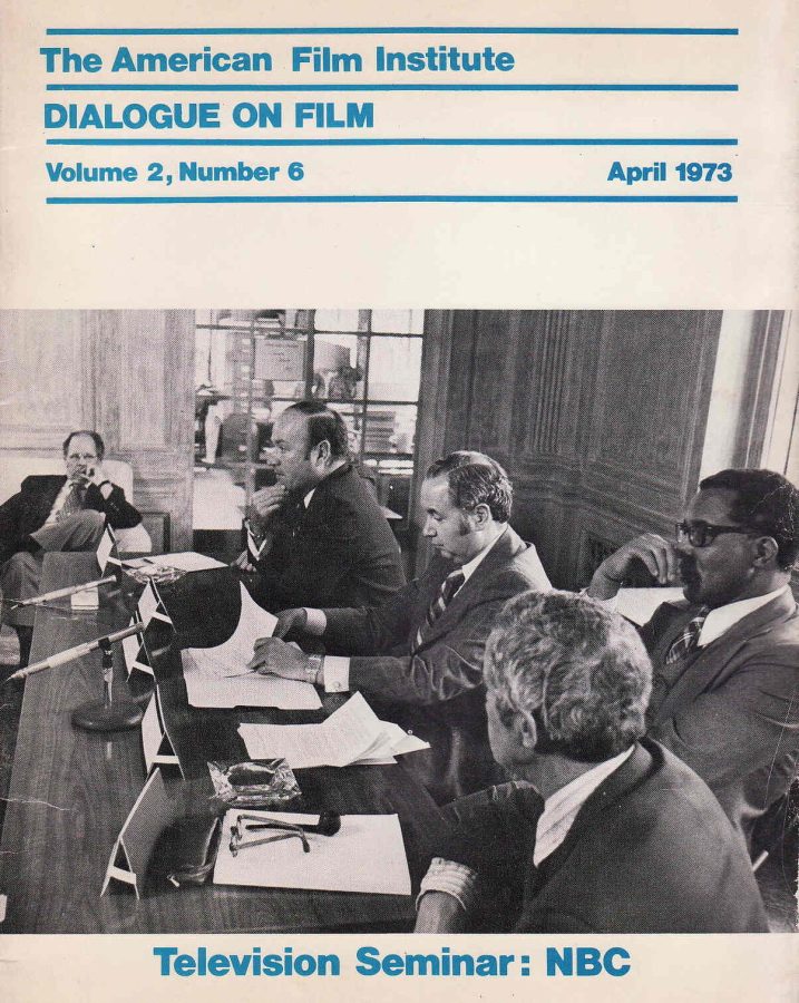 DIALOGUE ON FILM magazine side cover Issue 16 Vol 2 #6 April 1973
