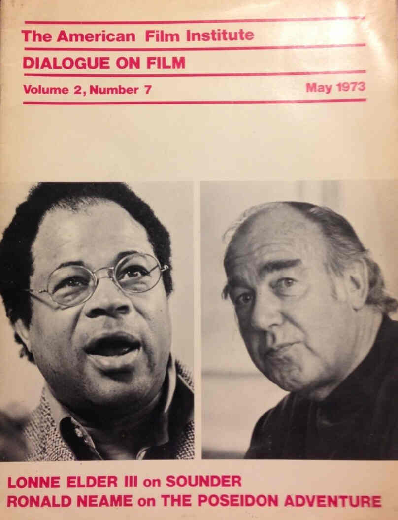 DIALOGUE ON FILM magazine side cover Issue 17 Vol 2 #7 May 1973