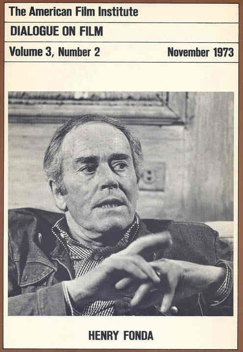 DIALOGUE ON FILM magazine side cover Issue 22 Vol 3 #2 November 1973