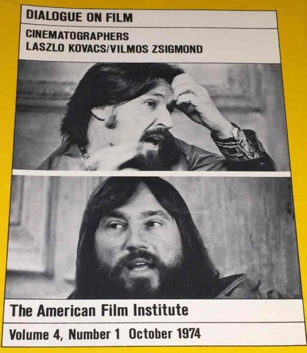 DIALOGUE ON FILM magazine side cover Issue 29 Vol 4 #1 October 1974