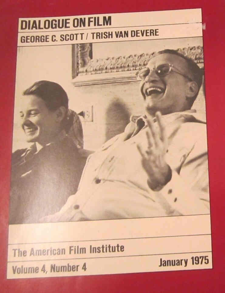 DIALOGUE ON FILM magazine side cover Issue 32 Vol 4 #4 January 1975