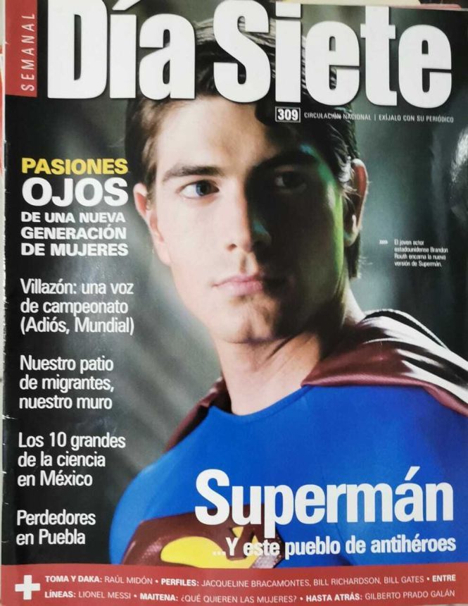 DIA SIETE magazine side cover Issue 309   2006