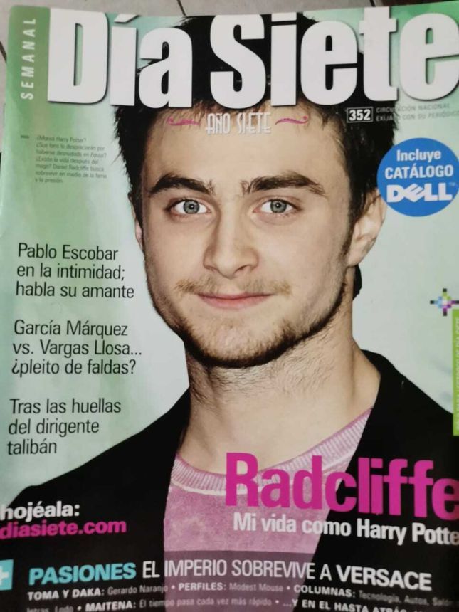 DIA SIETE magazine side cover Issue 352   2007