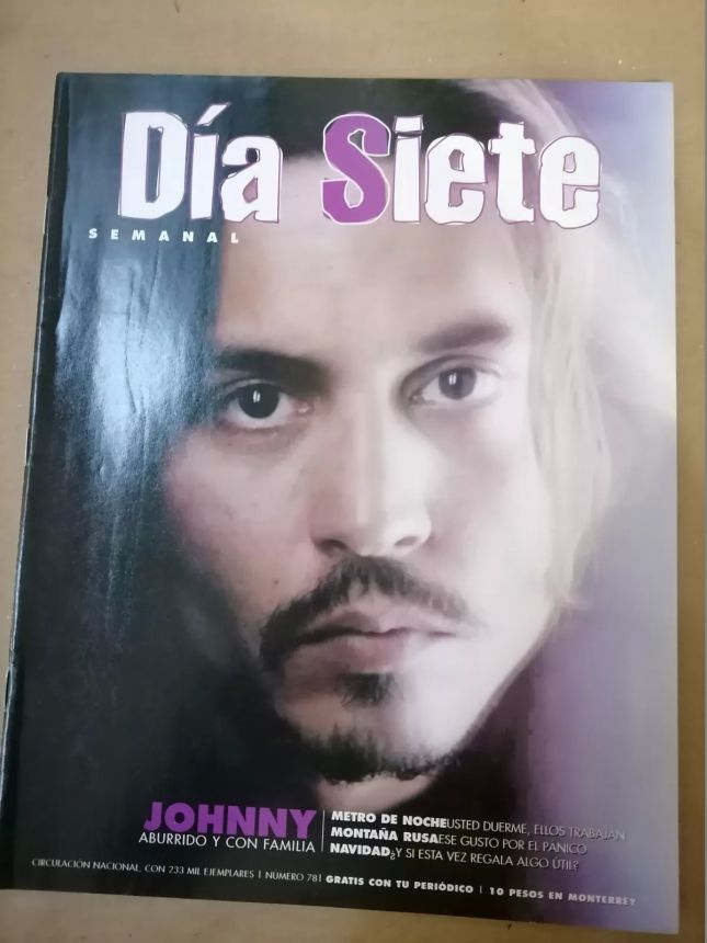 DIA SIETE magazine side cover Issue 781   