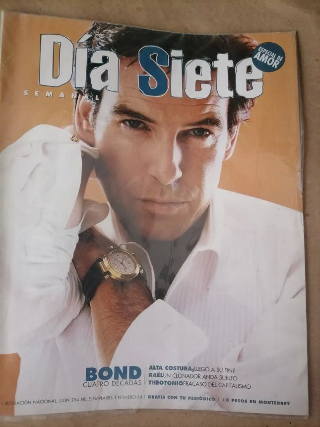 DIA SIETE magazine side cover Issue 84   2002