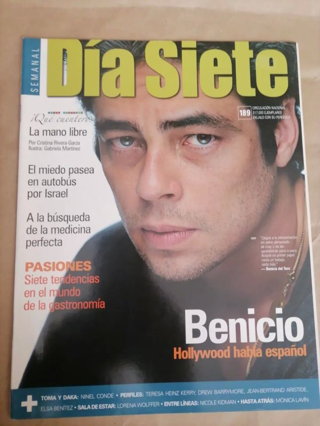 DIA SIETE magazine side cover Issue 189   2004