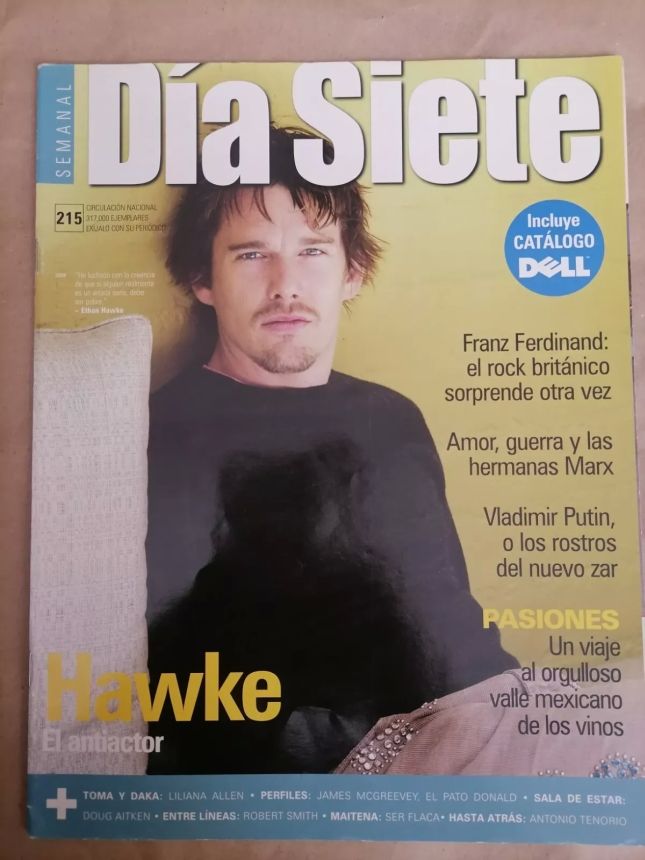 DIA SIETE magazine side cover Issue 215   2005