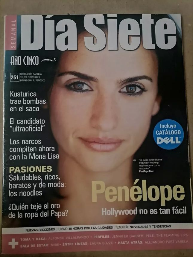 DIA SIETE magazine side cover Issue 251   2005