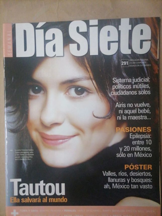 DIA SIETE magazine side cover Issue 291   2006