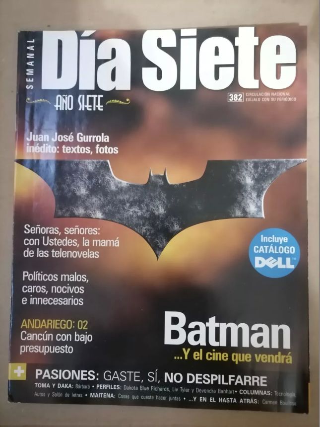 DIA SIETE magazine side cover Issue 382   2007
