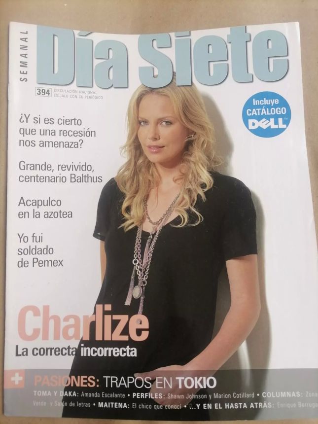 DIA SIETE magazine side cover Issue 394   2008