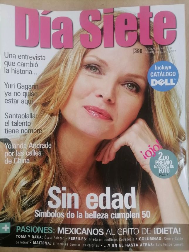 DIA SIETE magazine side cover Issue 396   2008