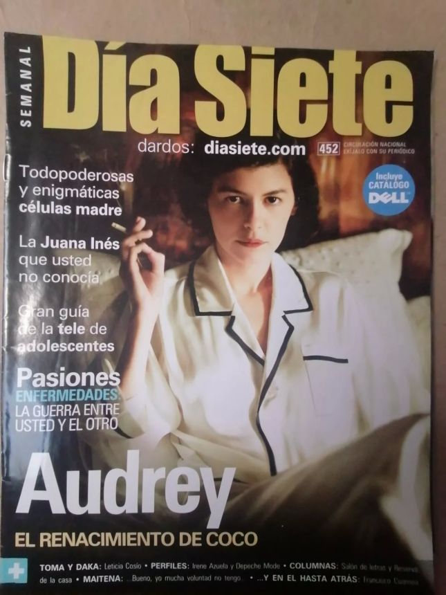 DIA SIETE magazine side cover Issue 452   2009