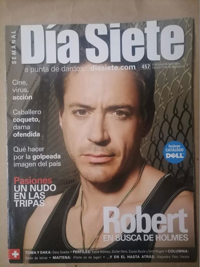 DIA SIETE magazine side cover Issue 457   2009