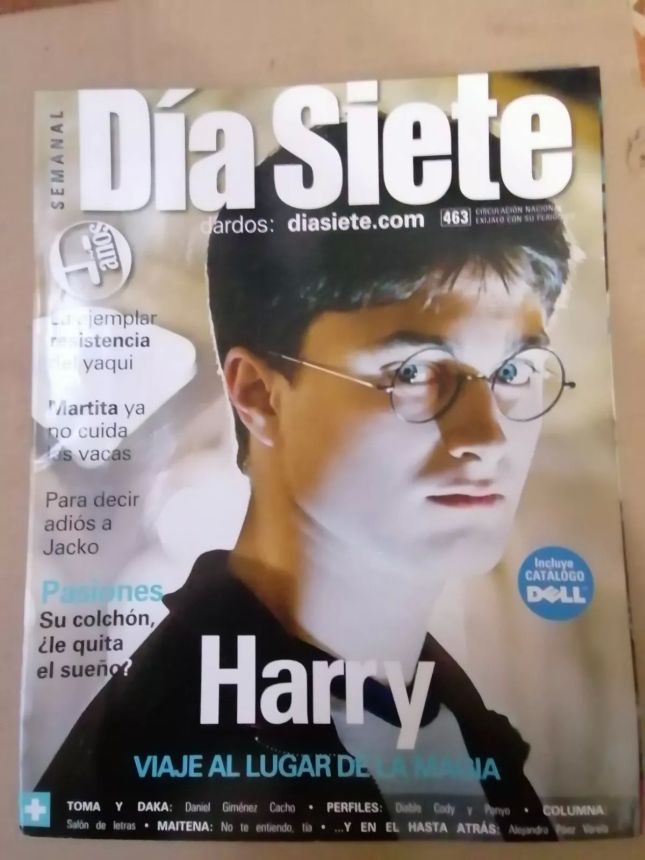 DIA SIETE magazine side cover Issue 463   2009