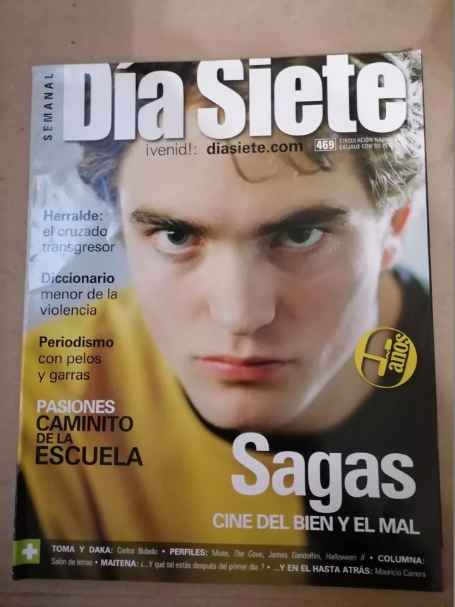 DIA SIETE magazine side cover Issue 469   2009